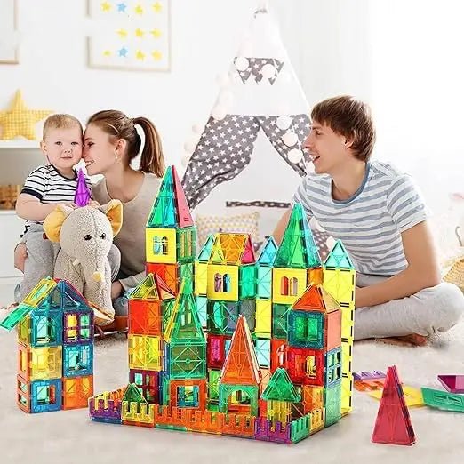 Magnetic Building Tiles for Kids - Toynix