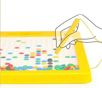 Magnetic Drawing Board Beads Dot Pattern Toy (Large)