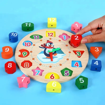 Montessori Wooden Clock For Kids