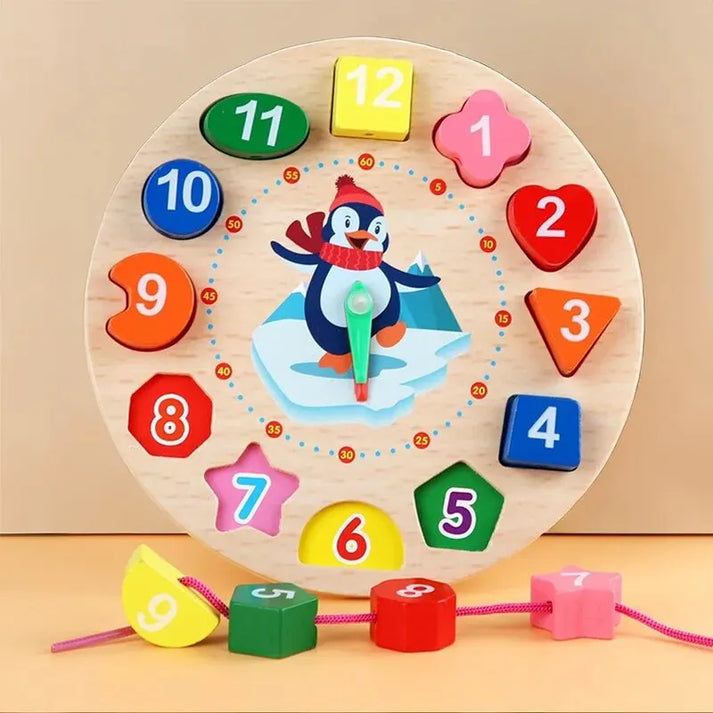 Montessori Wooden Clock For Kids