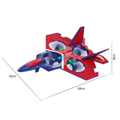 RC Combat Aircraft Drone – Remote Control Flying Jet Toy for Kids - Toynix
