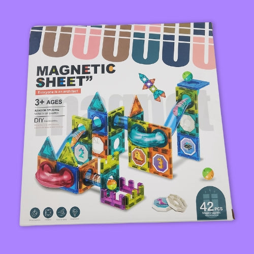 Magnetic Building Tiles for Kids Toynix