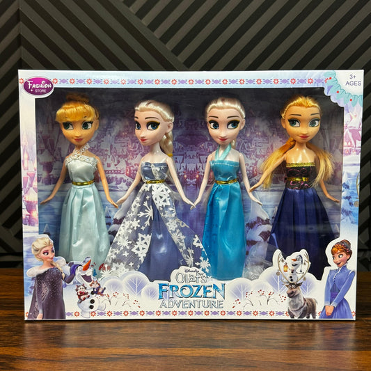 Frozen Dolls - 4 in 1 dolls Elsa Doll Girls Toys Fever Princess - Toynix