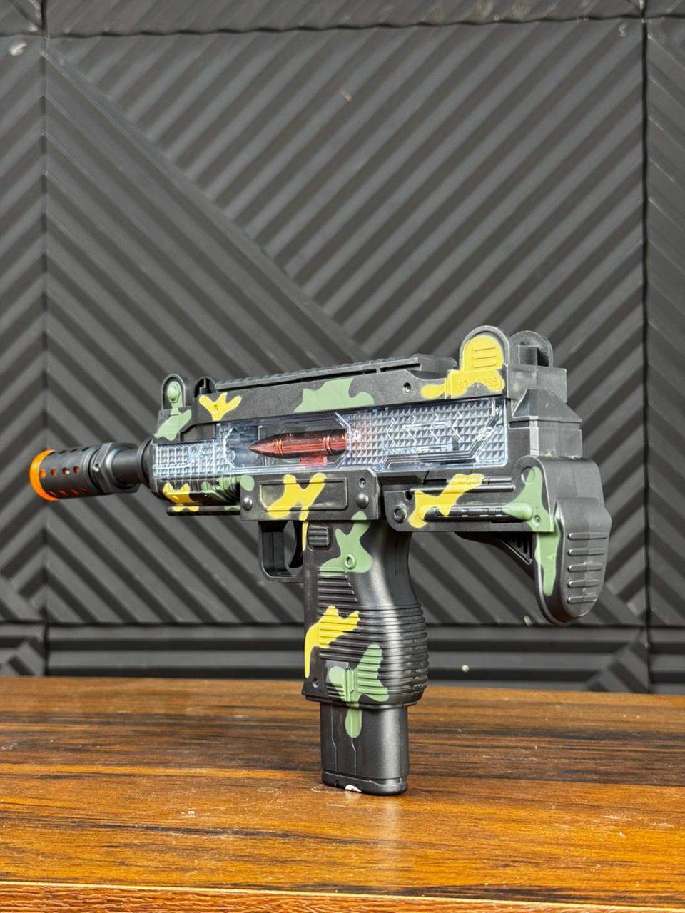 Camouflage Gun with Light and Music - Toynix
