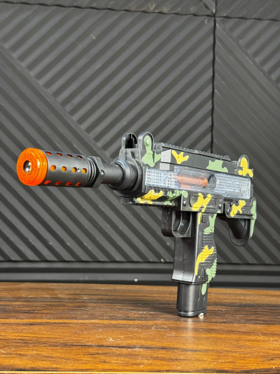 Camouflage Gun with Light and Music - Toynix
