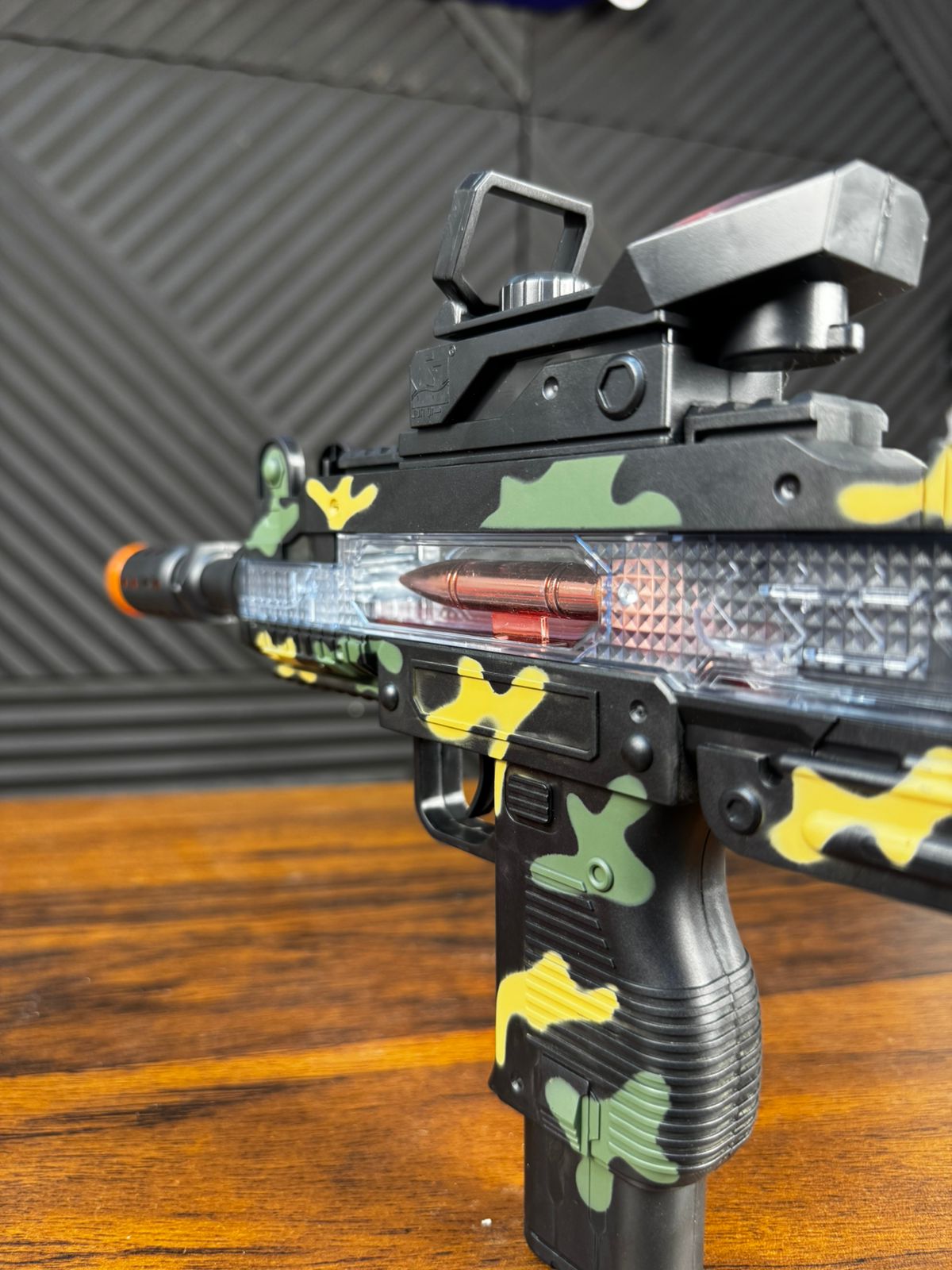 Camouflage Gun with Light and Music - Toynix