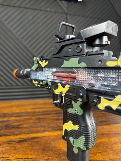 Camouflage Gun with Light and Music - Toynix