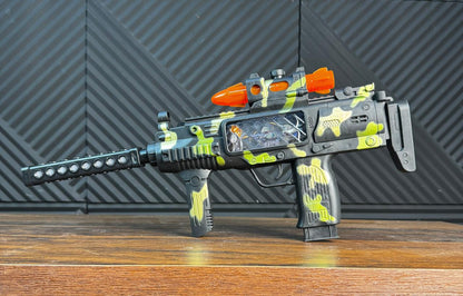 Camouflage Gun with Light and Music - Toynix