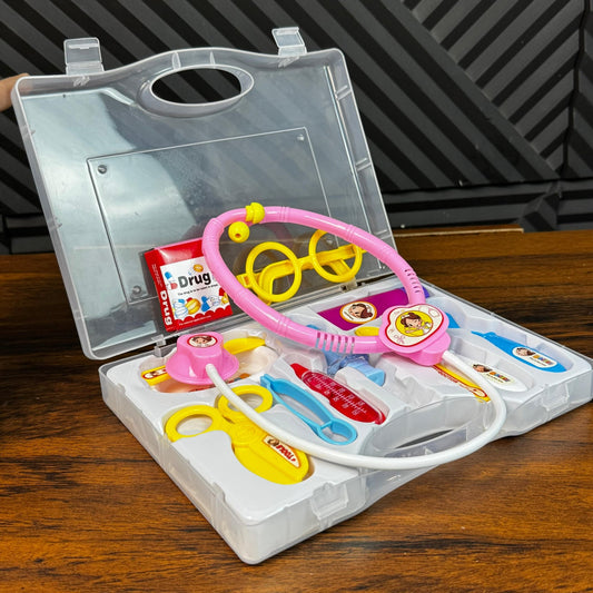 Doctor Set Toy for Kids - Medical Doctor Tray & Kit - Doctor Tools set - Toynix
