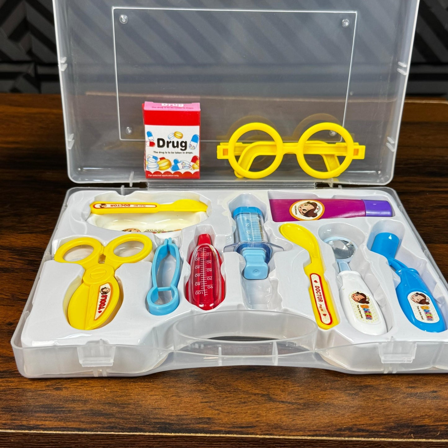 Doctor Set Toy for Kids - Medical Doctor Tray & Kit - Doctor Tools set - Toynix
