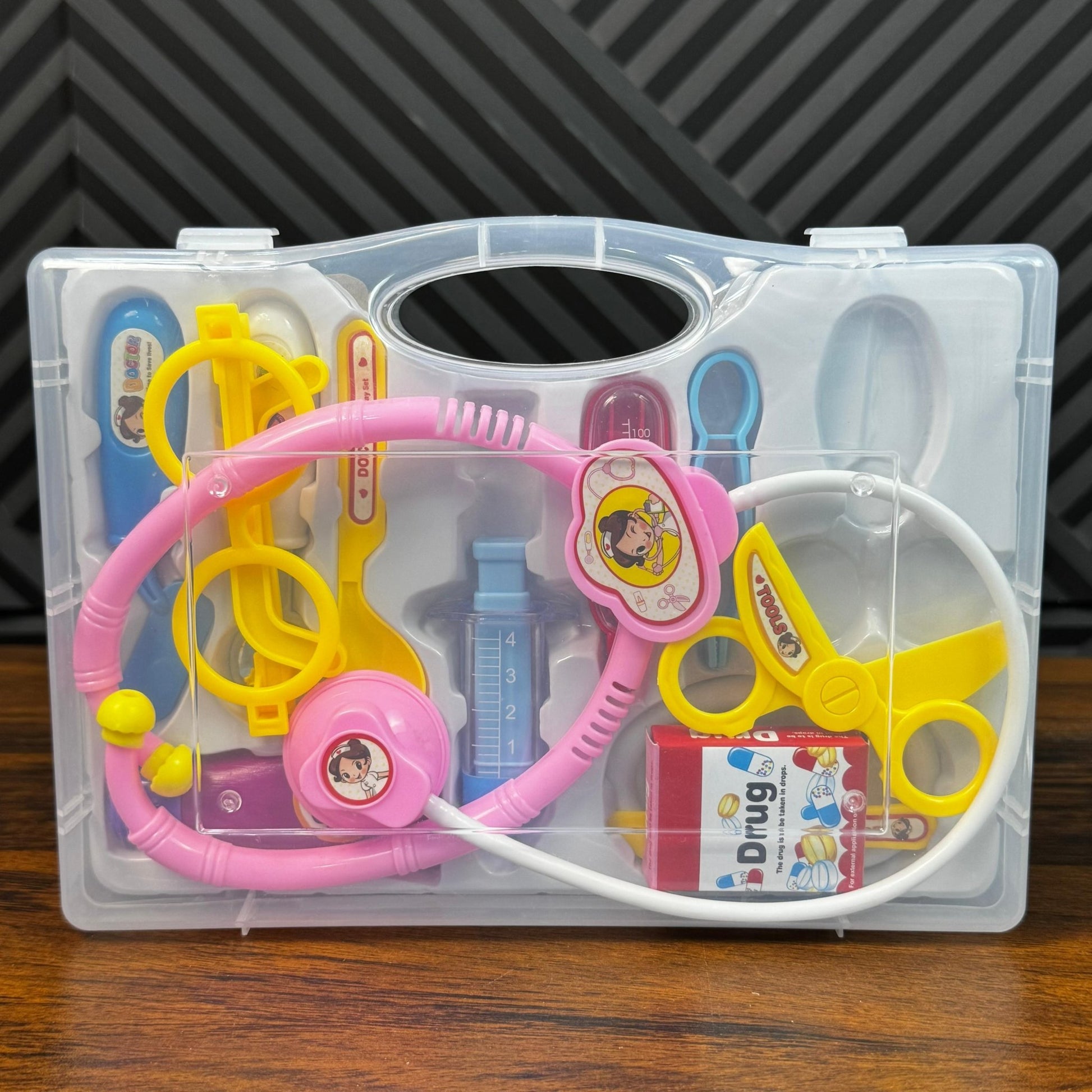 Doctor Set Toy for Kids - Medical Doctor Tray & Kit - Doctor Tools set - Toynix