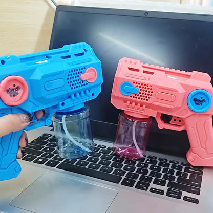 Battery-powered Bubble Gun Toy Toynix