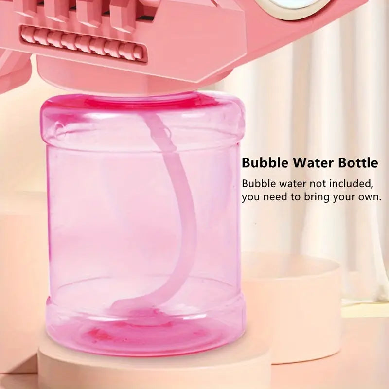 Battery-powered Bubble Gun Toy Toynix