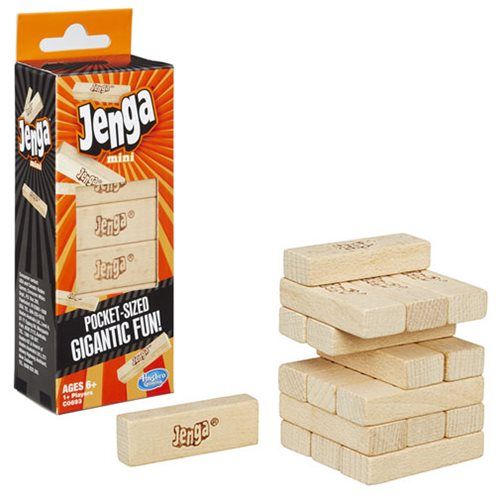 Classic Jenga Wooden Stacking Tower Board Game for Kids & Adults - Toynix