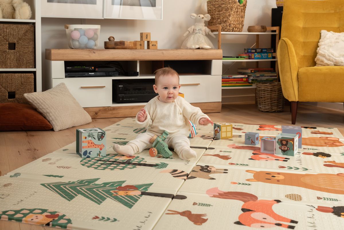 Large Reversible Baby Crawling Foam Play Mat - Toynix