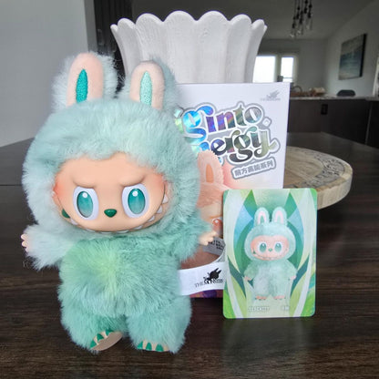 Labubu Big Into Energy Monster Plush Keychain - 1 PC (Green) - Toynix