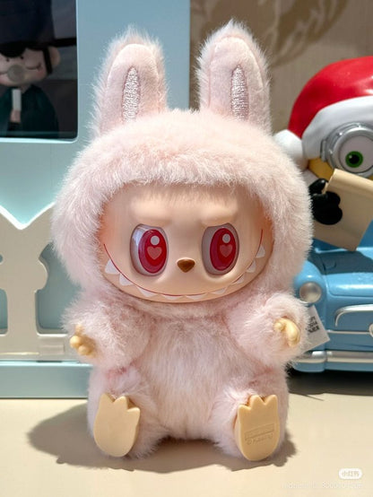 Labubu Have A Seat Monster Plush Keychain - 1 PC (DaDa Pink)