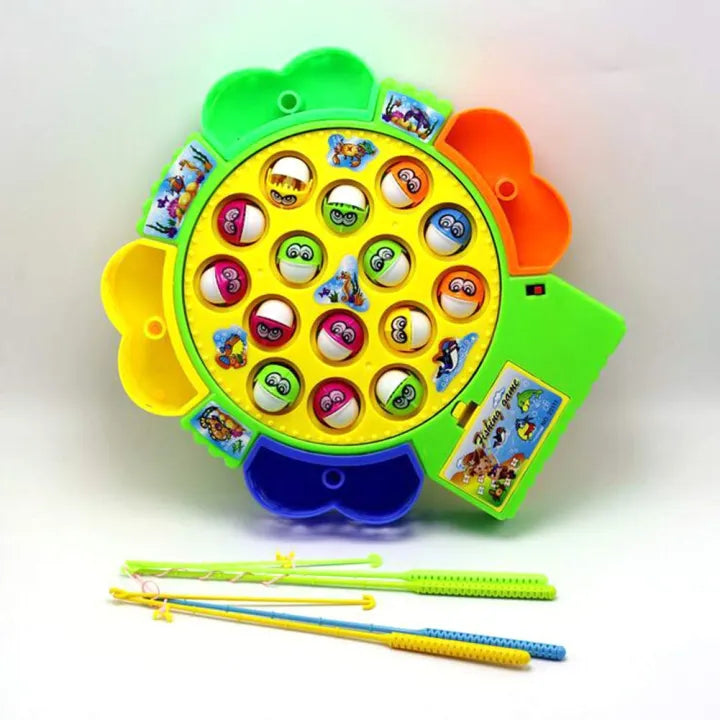 Fishing Game With Rotating Fishes Toynix