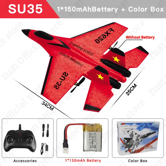 Remote Control Flying Airplane RC Plane for Kids Toynix