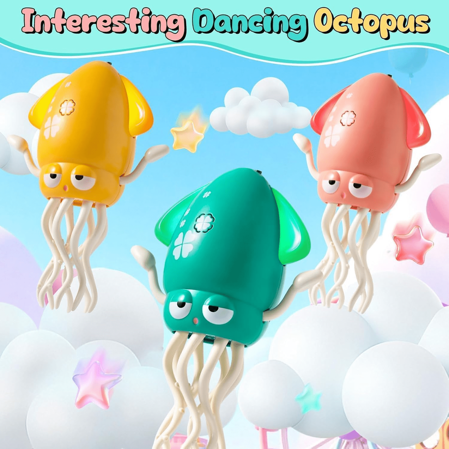 Electric Dancing Octopus Toy (158-21C) – Toynix