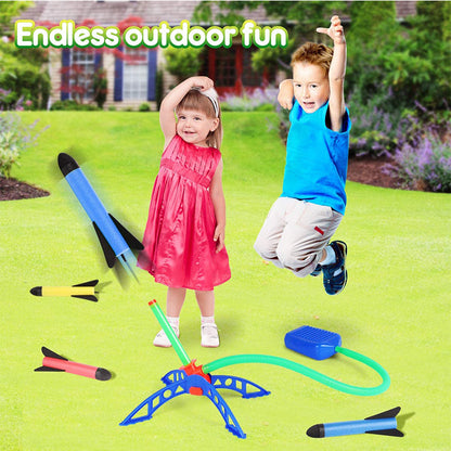 Outdoor Stomp Rocket Launcher Game for Kids - Toynix