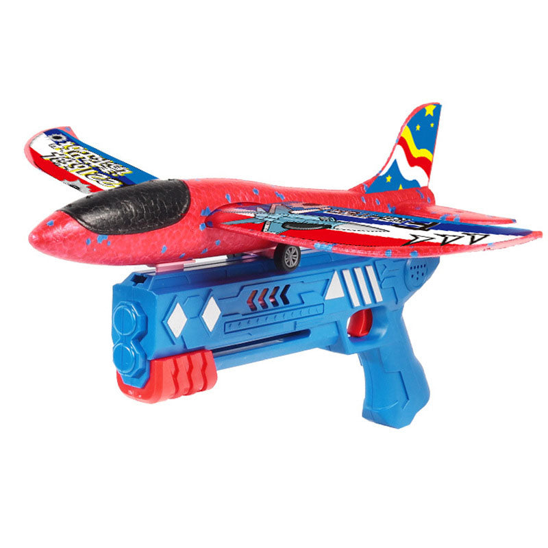 Catapult Gun Aircraft Creative Toy Flying Contes 2 in 1 Toy For Kid Fun Toy For kids - Toynix