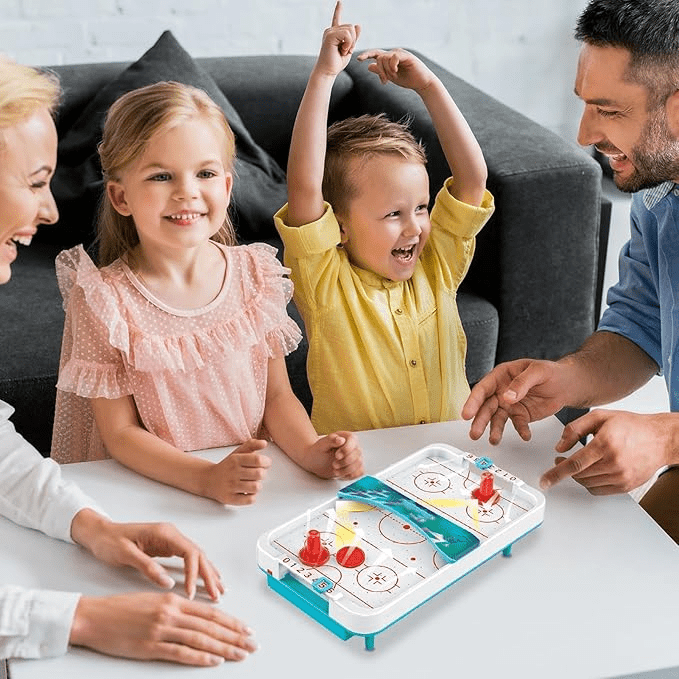 Fast - Paced Ice Hockey Tabletop Game for Two Players - Toynix