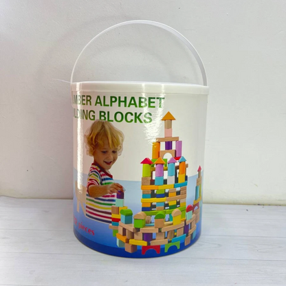102 Pcs Number & Alphabet Building Blocks