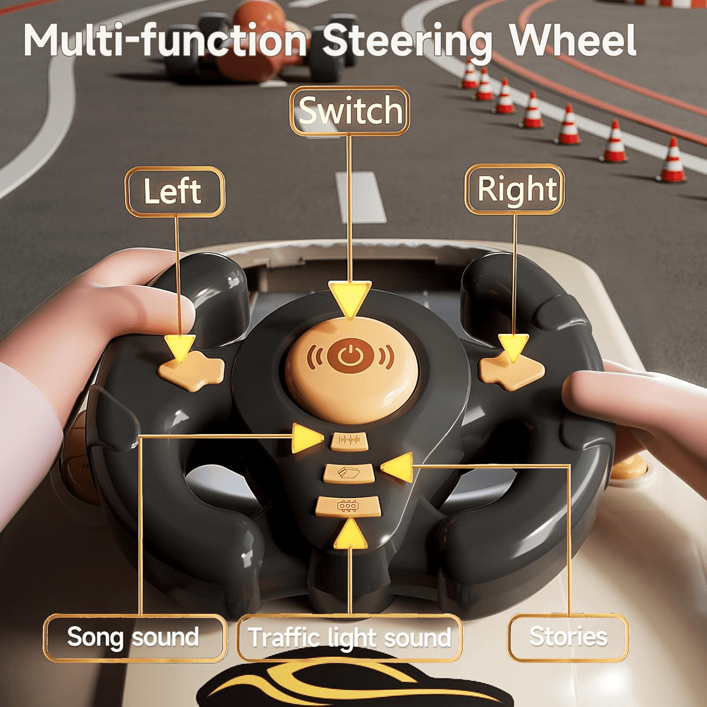 Simulated Driving Car Racing Game For Kids - Toynix