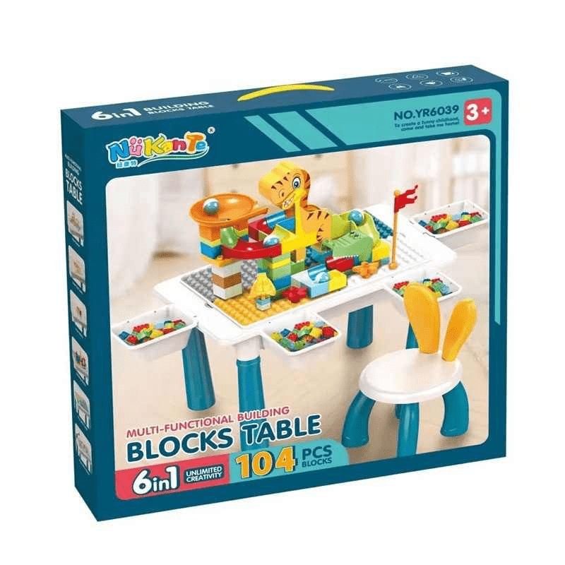 DIY Animal World Table Building Blocks For Kids - Toynix