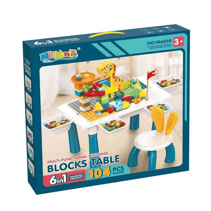 DIY Animal World Table Building Blocks For Kids - Toynix