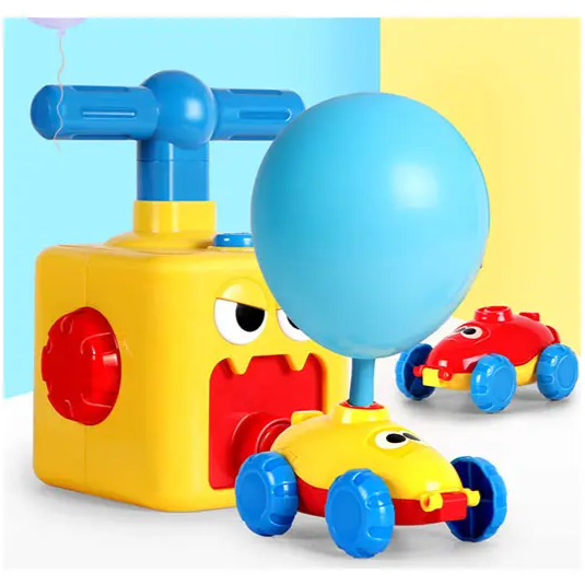 Balloon Powered Pumping Car Toy Set for Toddlers Toynix