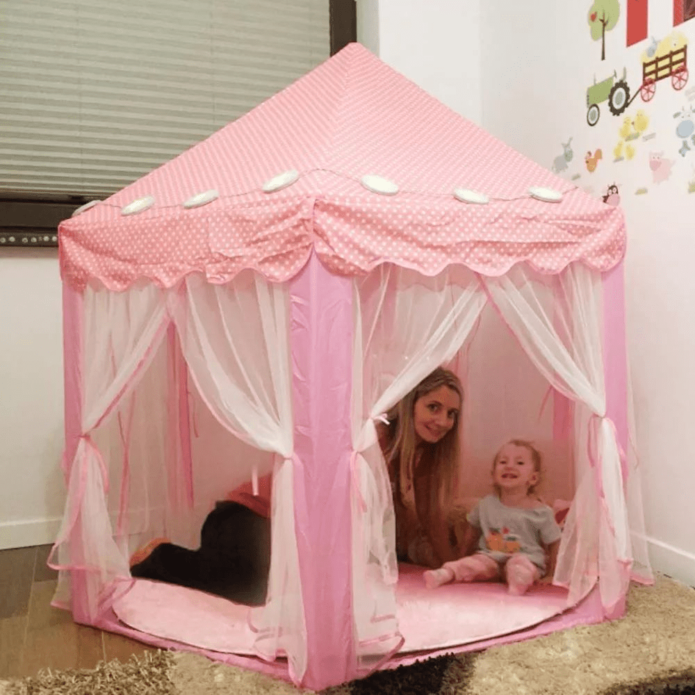 Princess Castle Play Tent House for Kids – Dreamy Playhouse for Your Little Princess - Toynix