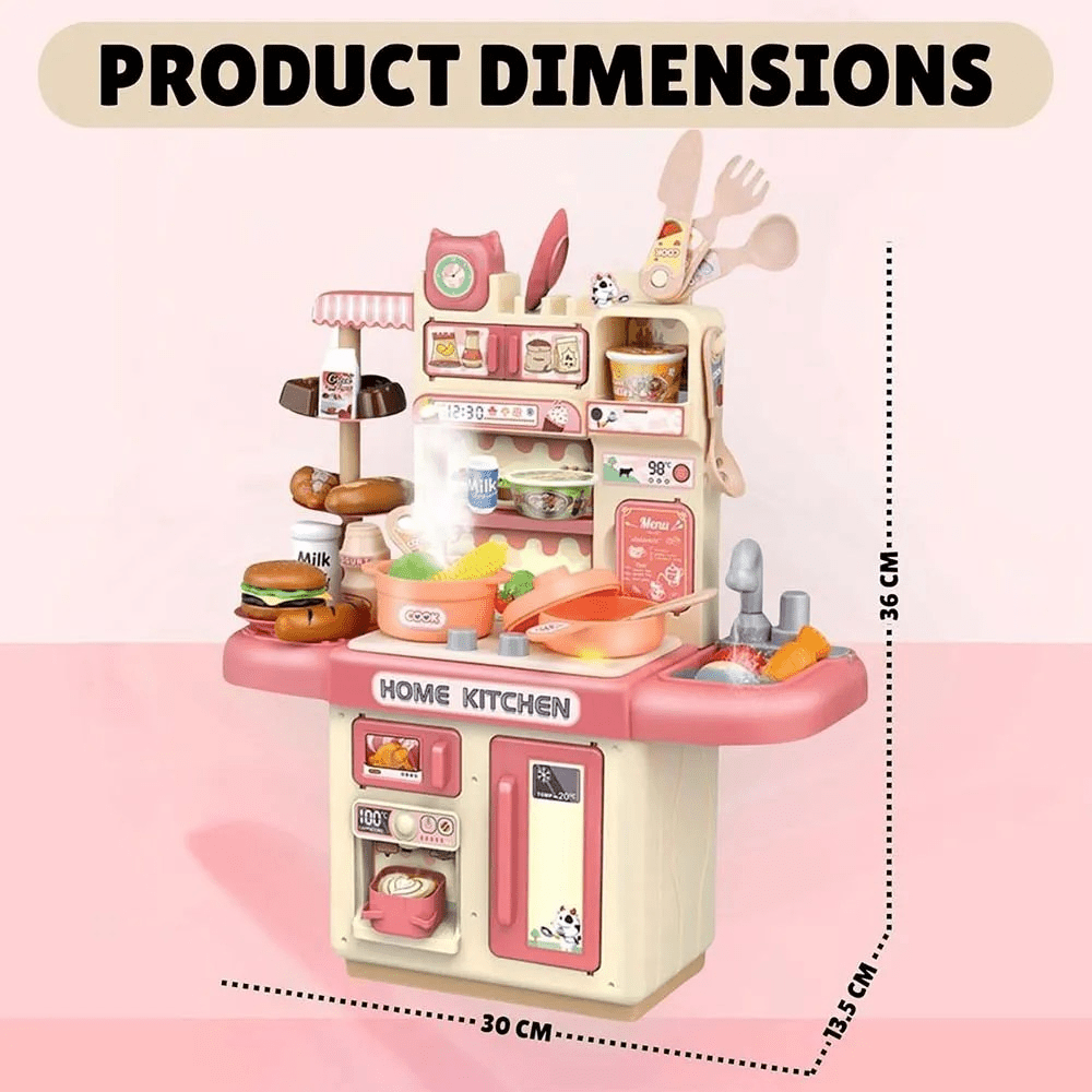DIY Large Dream Kitchen Playset For Kids (65T - 2) - Toynix