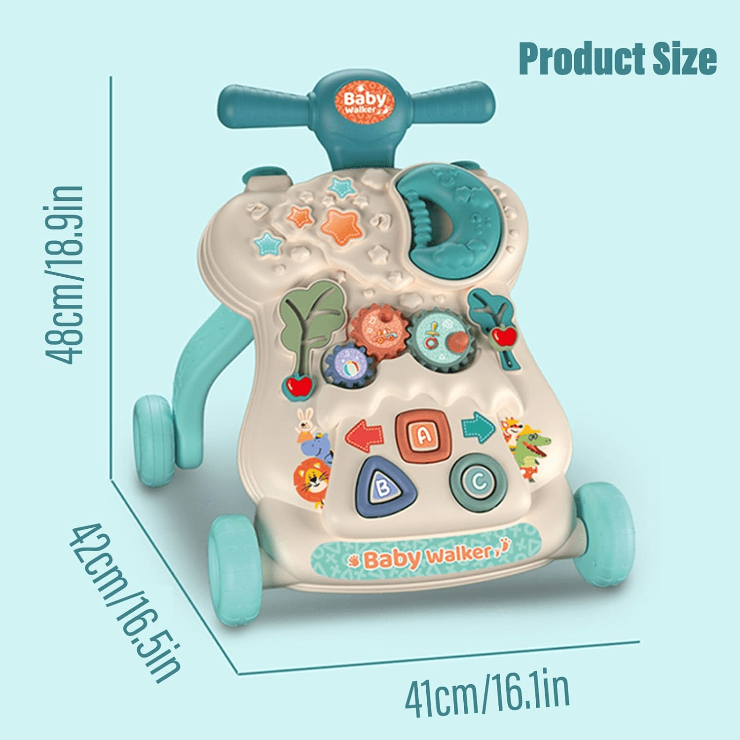 Baby Push Walker with Wheels - Toynix