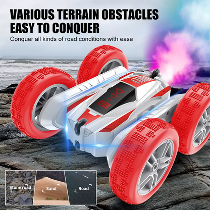 Mini Remote Control Rotating Spray Car Toynix