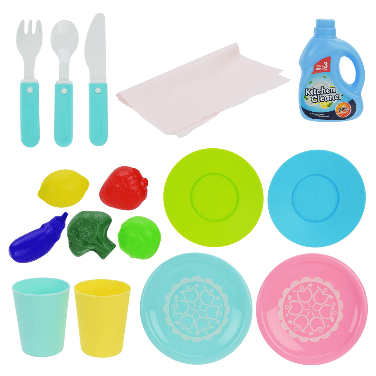 Kitchen Dishwasher Sink Playset For Kids - Toynix