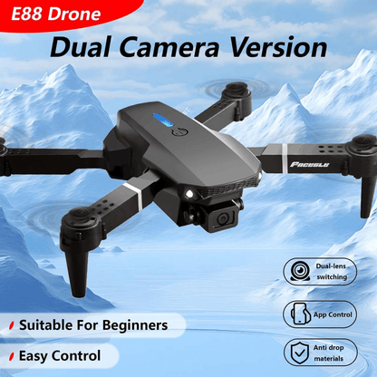 E88 PRO Drone with Dual Camera & LED Lights - Toynix