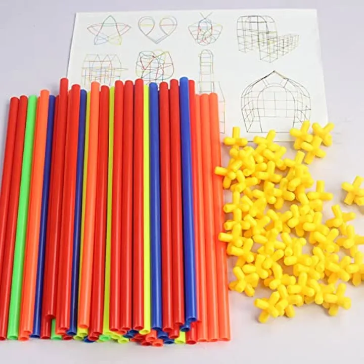 Straw Stick Building Block Educational Toy For Kids Toynix