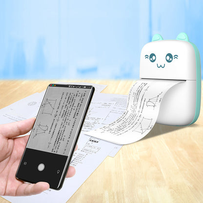 Pocket Inkless Mini Printer - Thermal Portable Bluetooth Wireless Mini Printer For Kids - Toynix