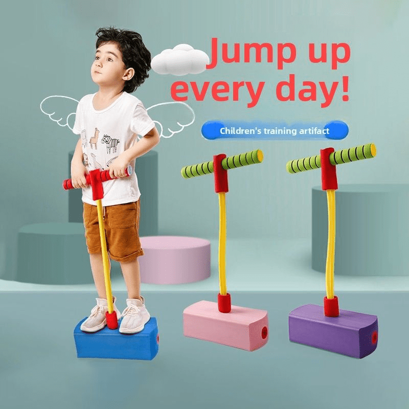 Kids Balance & Jump Toy – Grow Taller Frog Bouncer - Toynix