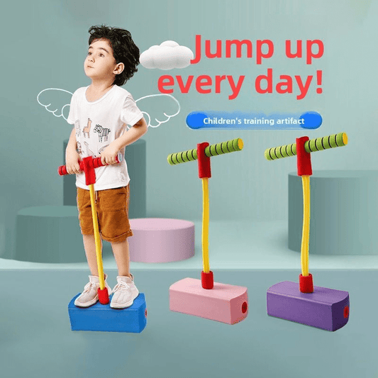 Kids Balance & Jump Toy – Grow Taller Frog Bouncer - Toynix