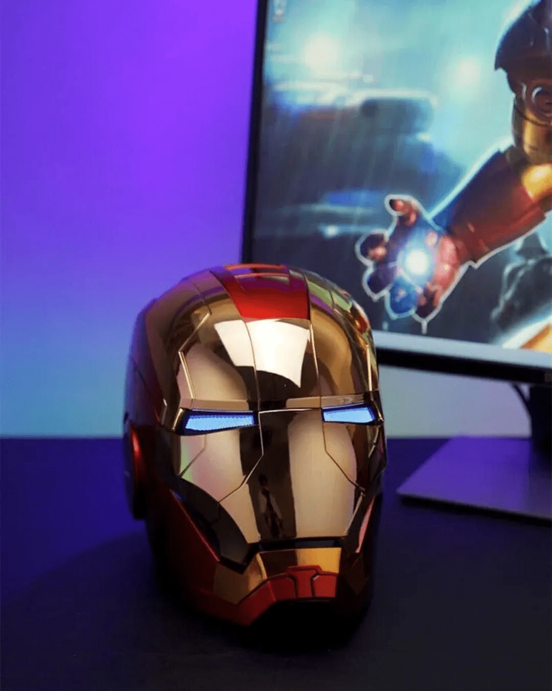 Electric Voice Controlled Iron Man Mask - Toynix
