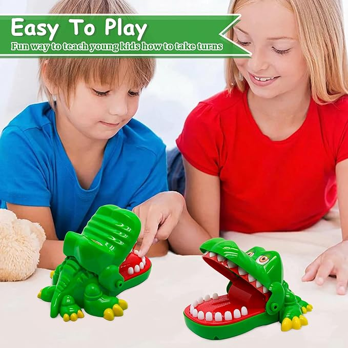 Crocodile Teeth Toys Game for Kids, Crocodile Biting Finger Dentist Games Toynix