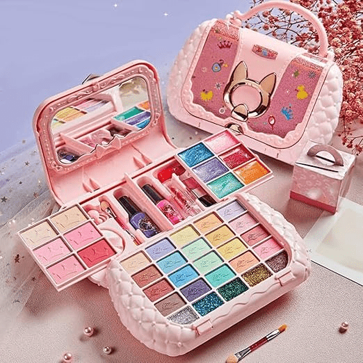 Girls Beauty Makeup Bag Playset (M - 710) - Toynix