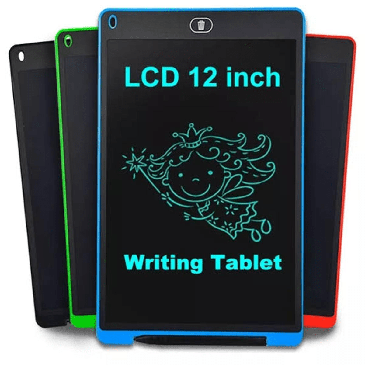 12 Inch LCD Multicolor Screen Writing Tablet Erasable Writing Board - Toynix