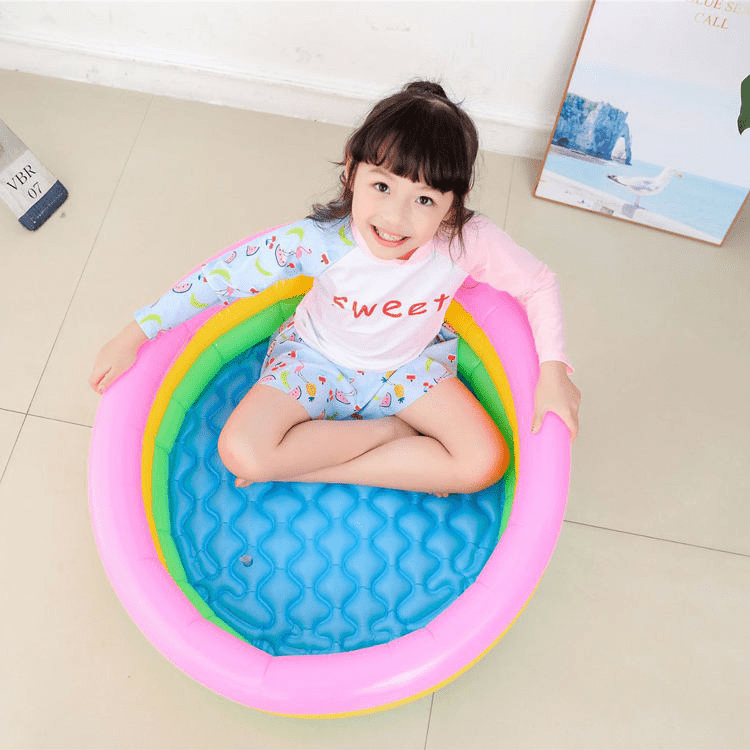 Rainbow Swimming Pool For Kids - 3 FT - Toynix