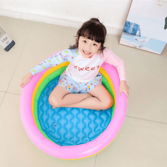 Rainbow Swimming Pool For Kids - 3 FT - Toynix