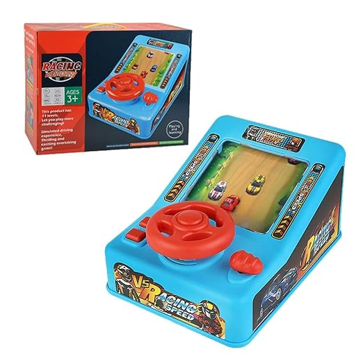 Car Racing Adventure Game Toy with Electric Steering Wheel Toynix