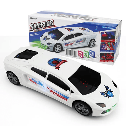 3D Super Car With 360 Degree Rotation For Kids - Toynix
